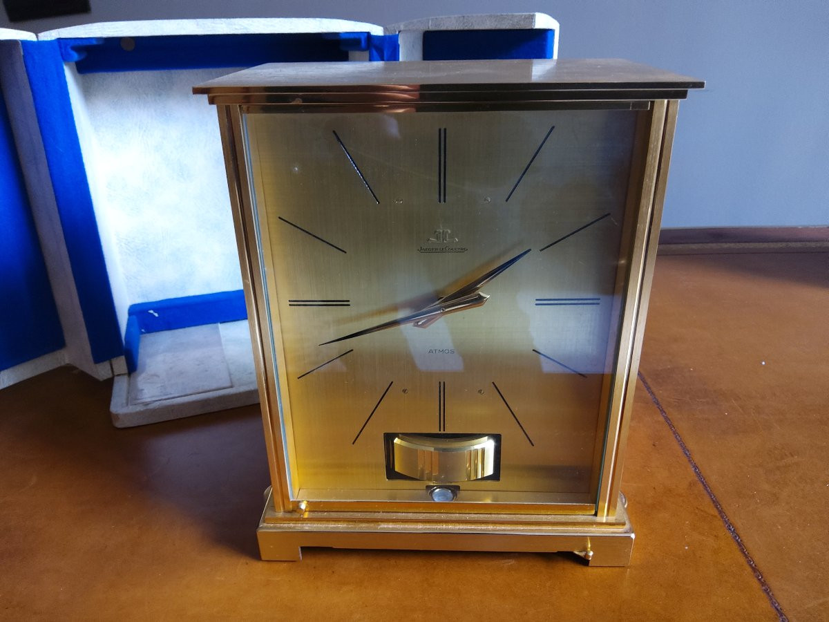 Pendule Atmos par Jaeger Lecoultre des années 70-photo-2